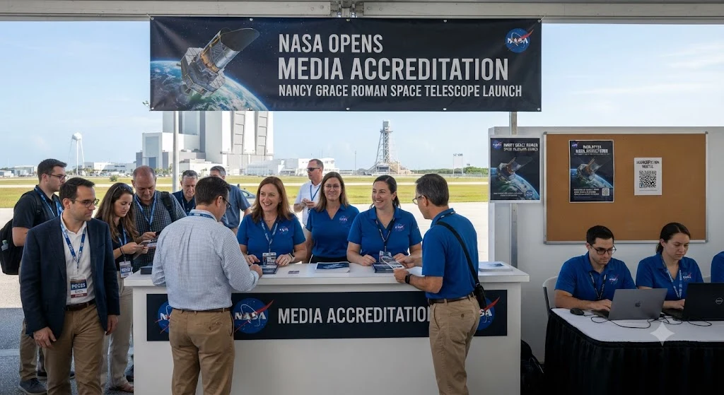 NASA Opens Media Accreditation for Nancy Grace Roman Space Telescope Launch