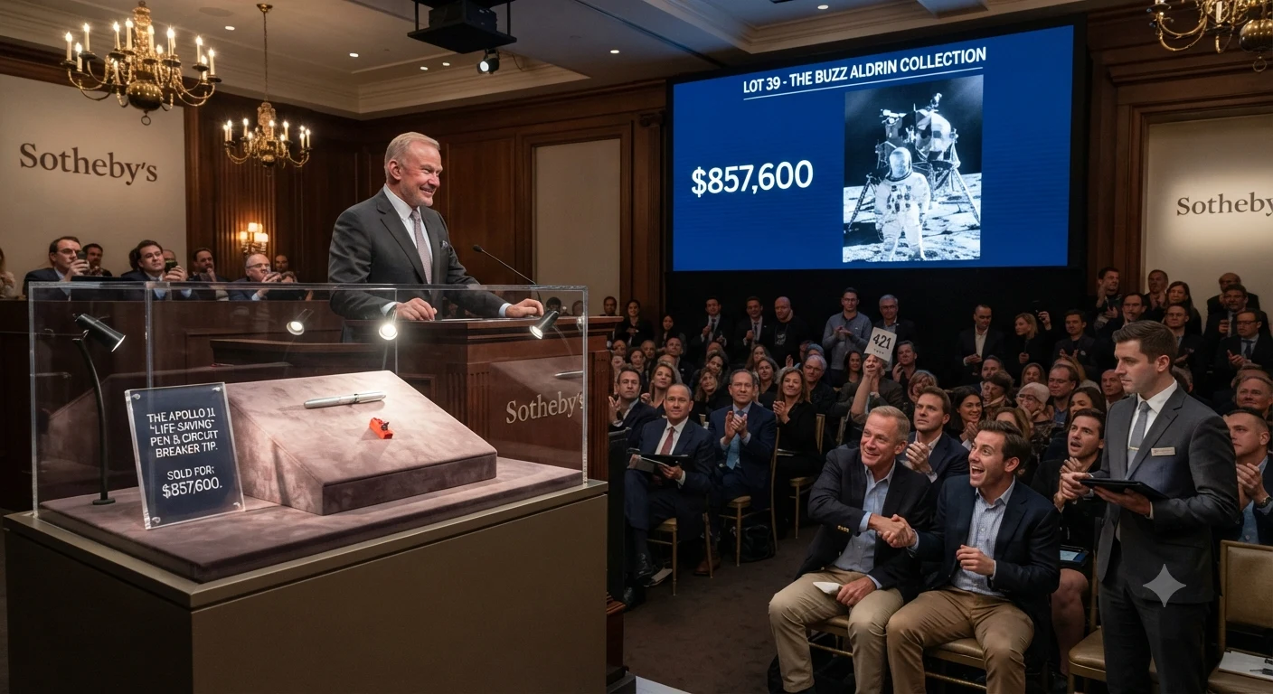 Apollo 11 'Life-Saving' Pen Sells for Over $850,000 at Auction