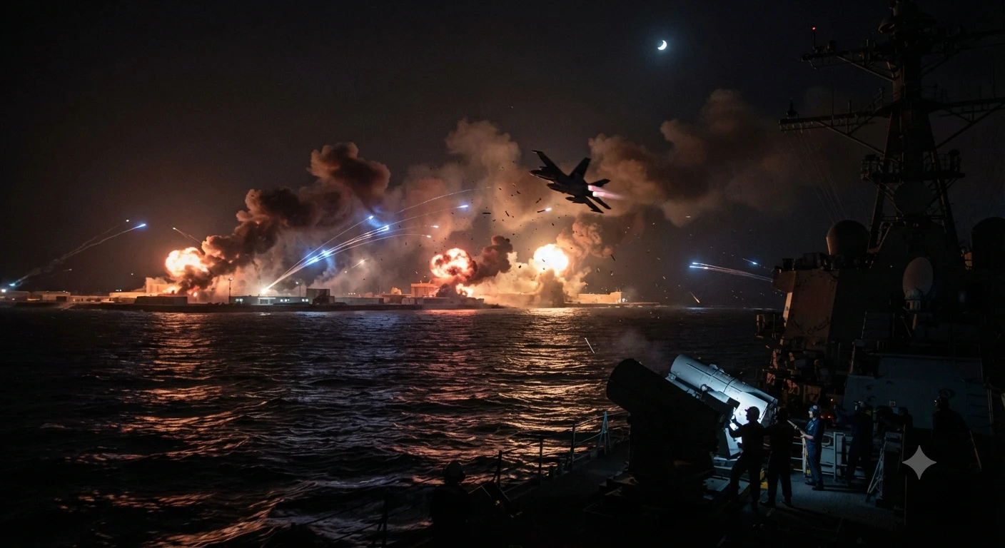 US Continues Military Strikes Against Iran Amid Regional Tensions